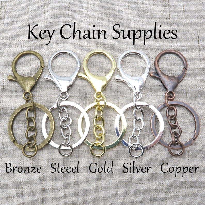 50Pcs Lobster Clasp Keyring Trigger Clip Key Chain Ring Holder 10/12/14mm Hooks 50Pcs Lobster Clasp Keyring Trigger Clip Key Chain Ring Holder 10/12/14mm Hooks