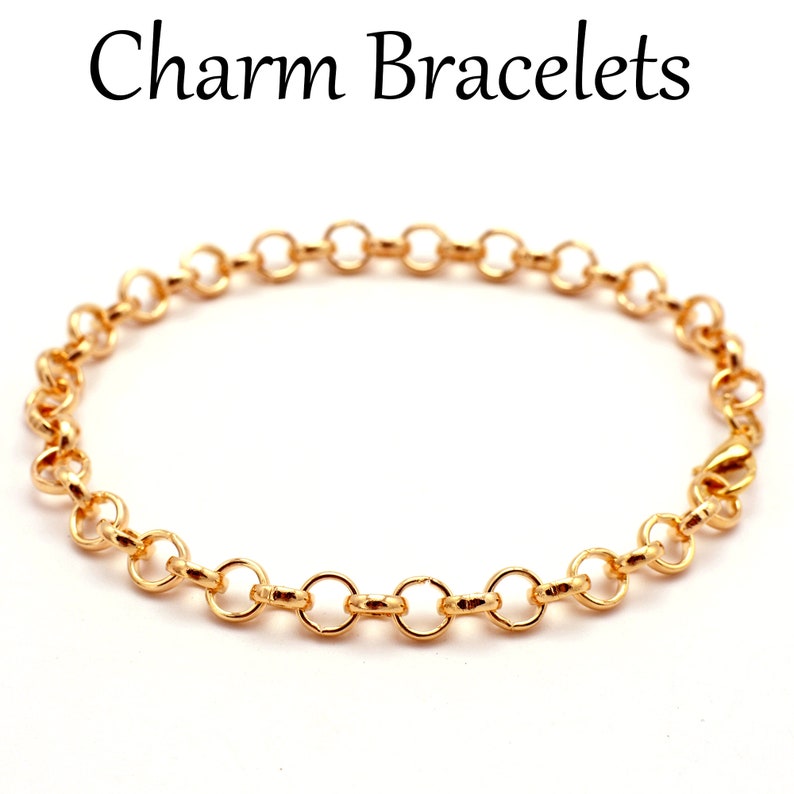 10/50 pcs Charm Bracelets for Women Girls Bulk Wholesale Etsy