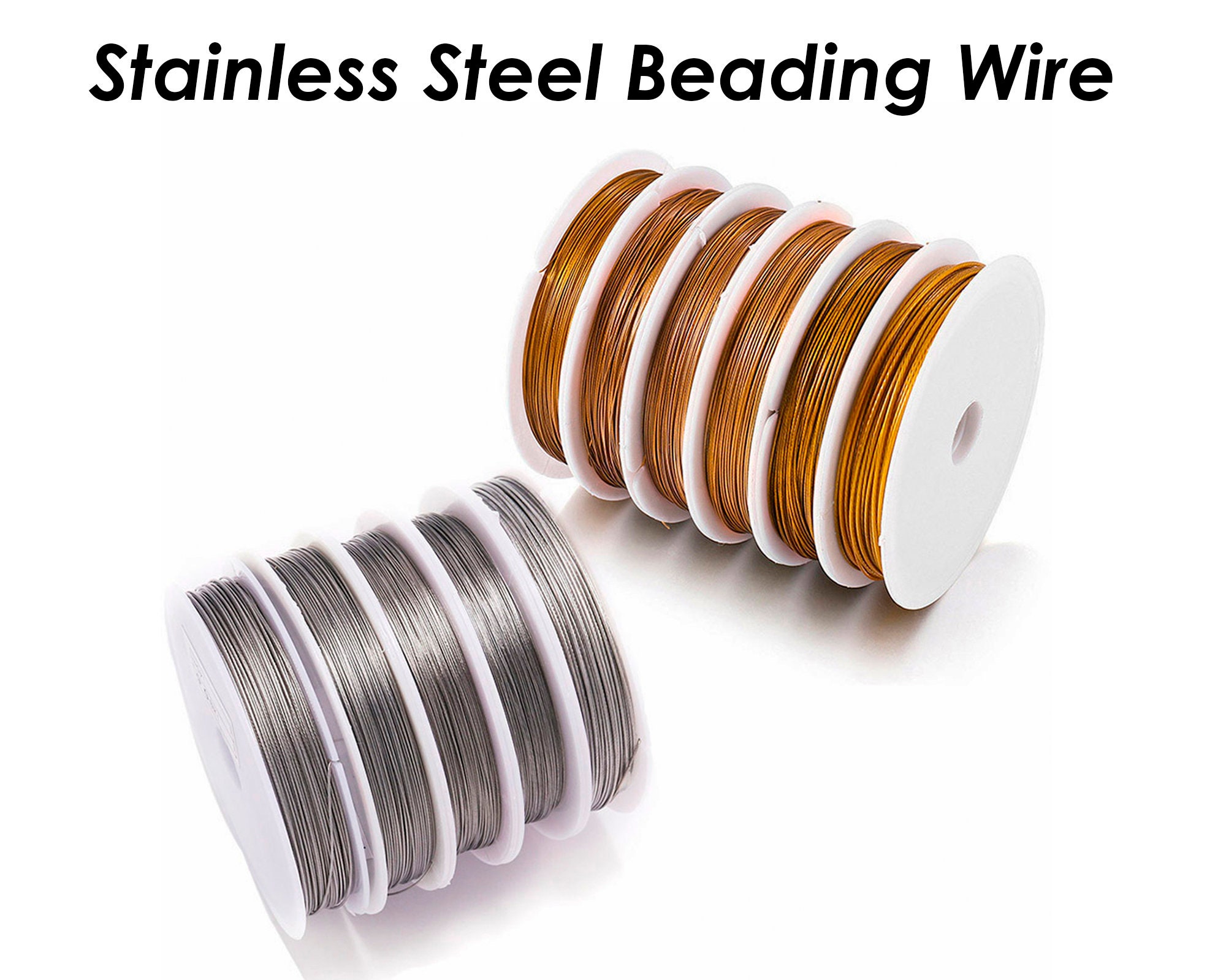 Beading Wire Nylon Coated Stainless Steel 19 Strand .015 Bronze 30