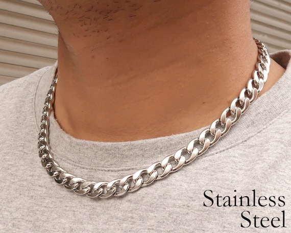 Cool Men's Women's Stainless Steel 18'' Silver Wallet Chain Pants
