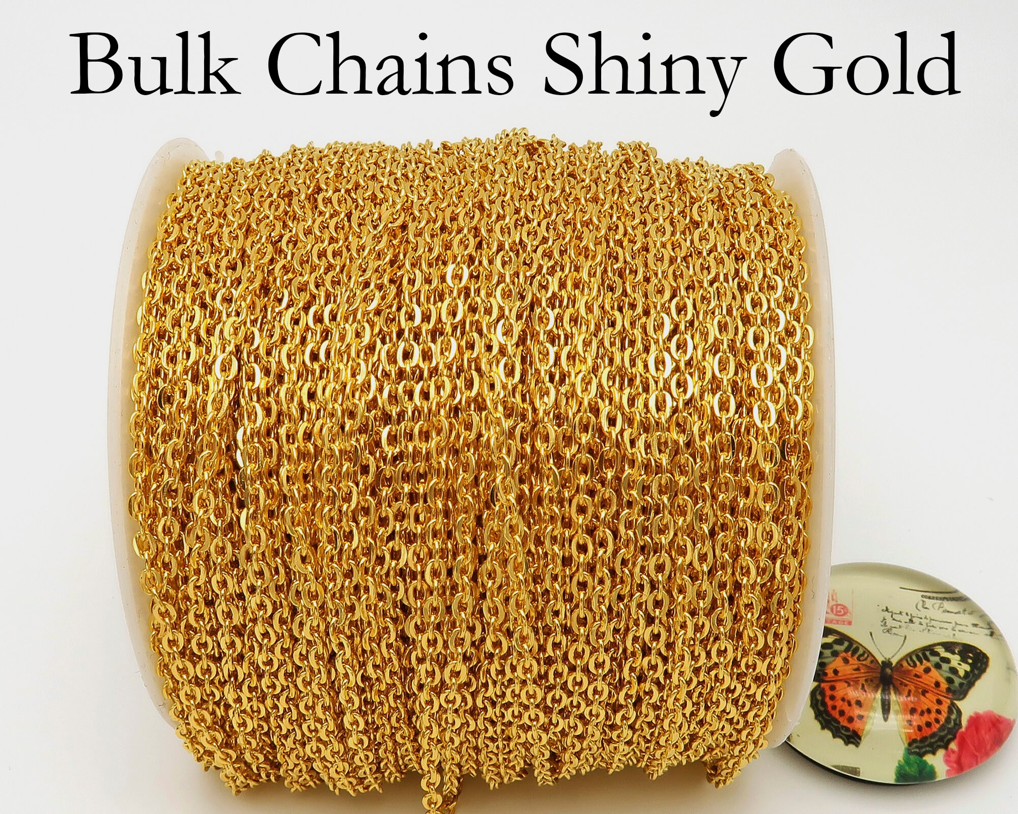10 Yards/ 30 feet Bulk Chain Wholesale Cable Link Rolo Etsy