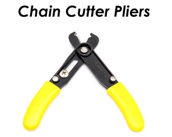 Chain Cutter, Memory Wire Cutter, Hard Wire Cutters, Double Flush, 5  Inches, Hi-tech Series by Beadsmith, Made in USA PLHT6 