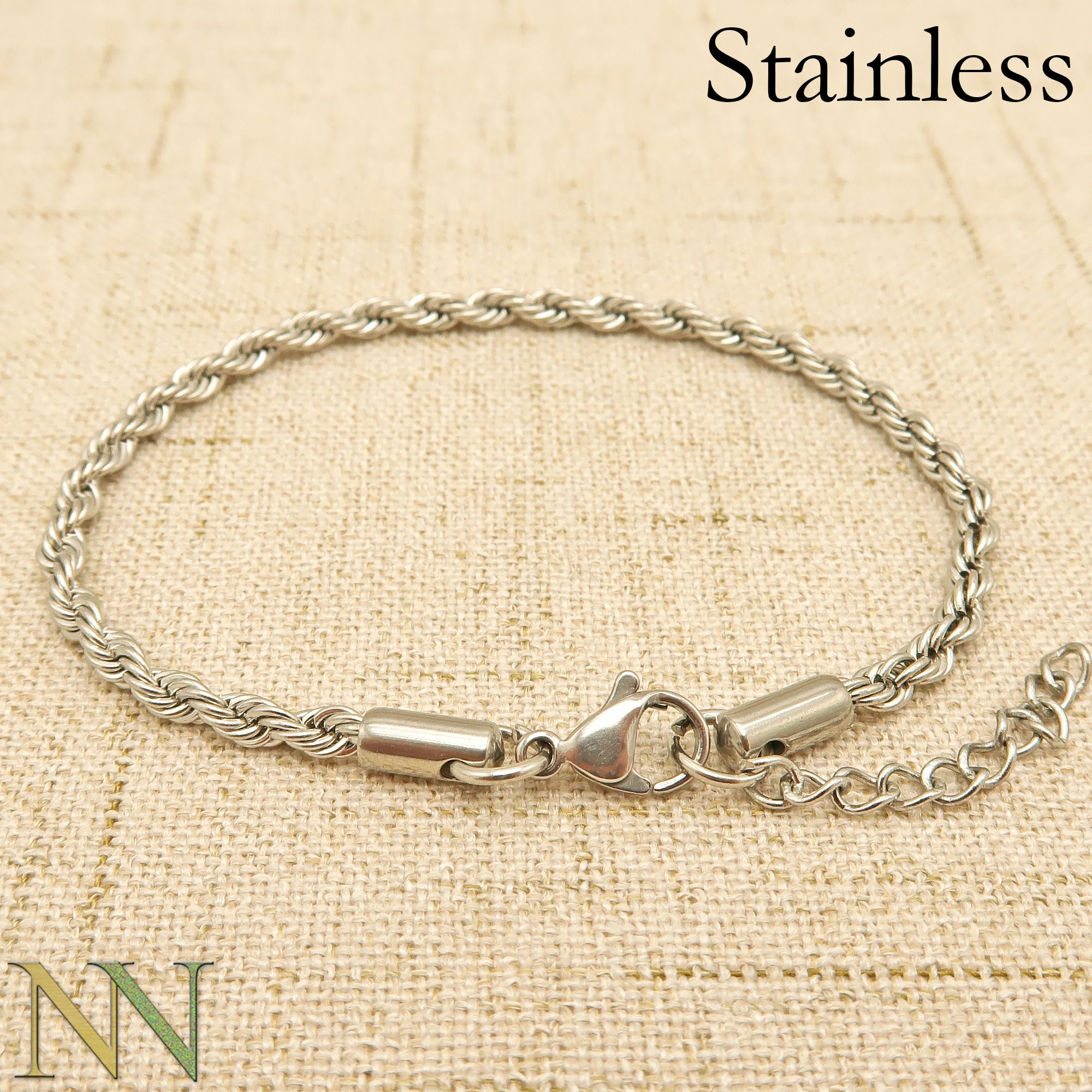 Stainless Steel Rope Bracelet Gold & Silver Tarnish Free Rope Etsy