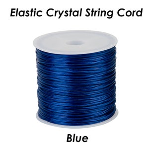 60 Meters Elastic Stretch Cord 0.8mm, High Quality Stretchy Crystal String Cord for Jewelry Making Bracelet Beading Thread image 7