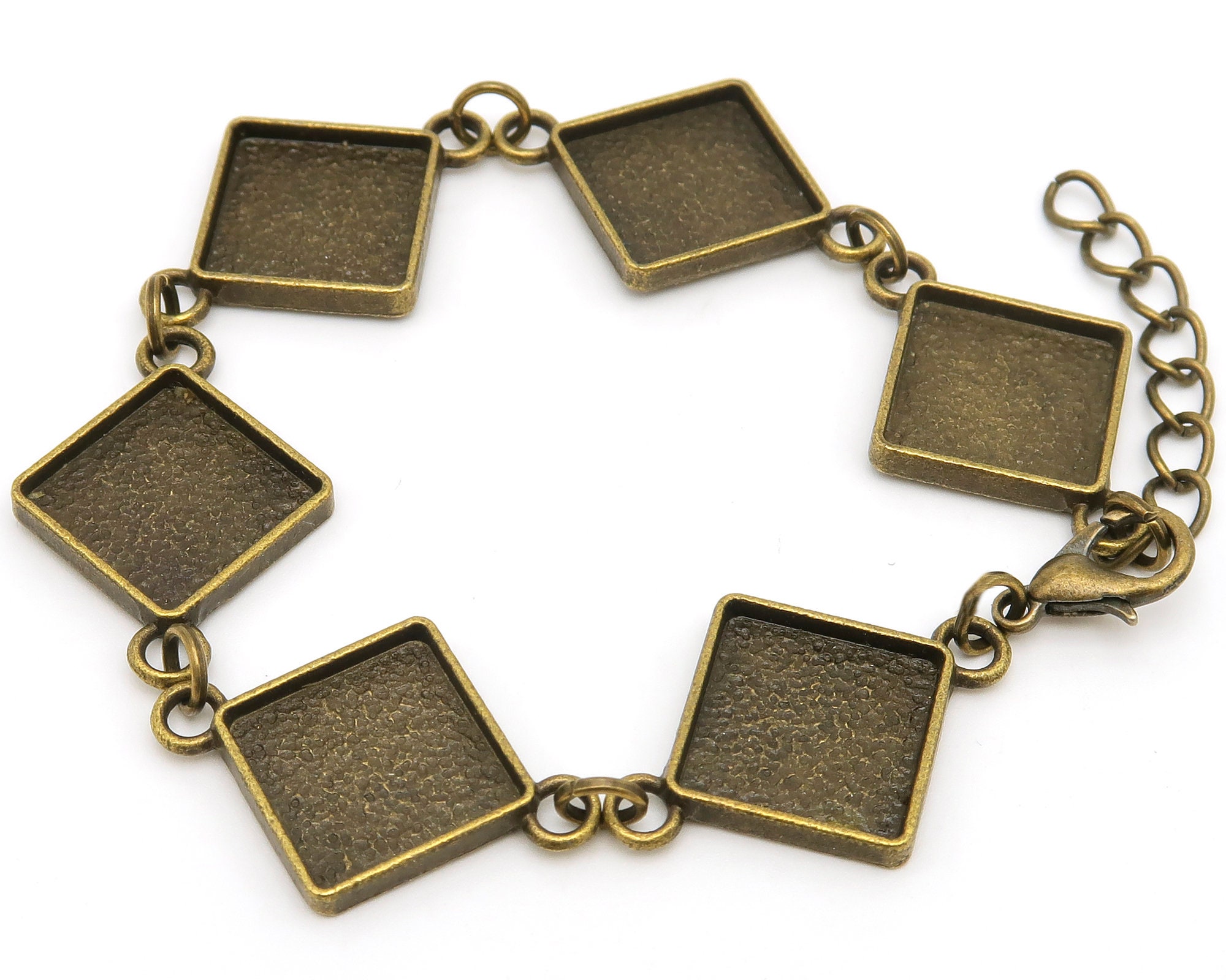 12mm Diamond Bezel Bracelet Blanks for Jewelry Making Blank Etsy