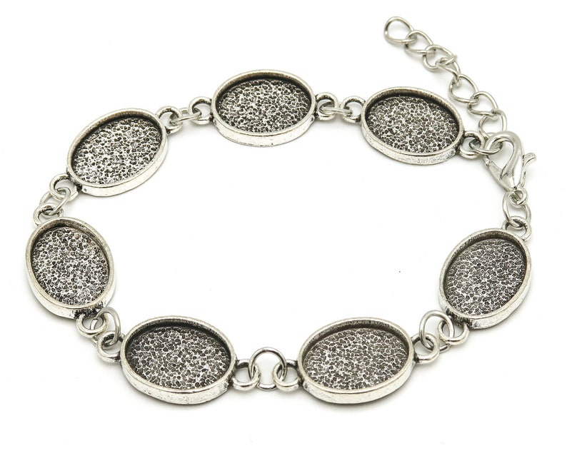 10x14mm Blank Bracelet Bezel for Jewelry Making Bracelet Etsy