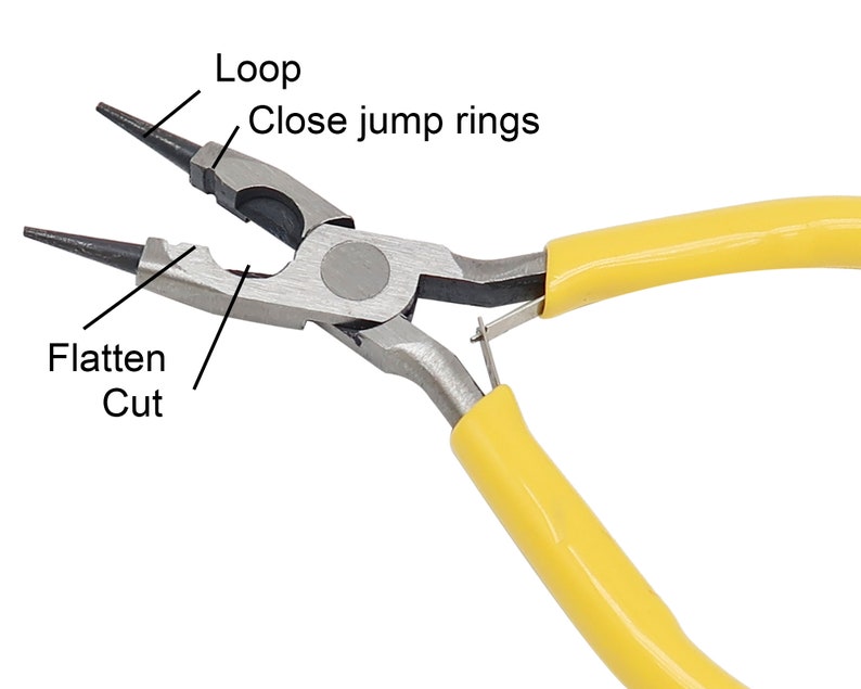 Mehrzweck-Schmuckzange, Rundzange, Flachzange, Drahtschneider, Drahtschleifenzange, Biegewerkzeug für die Schmuckherstellung Bild 7