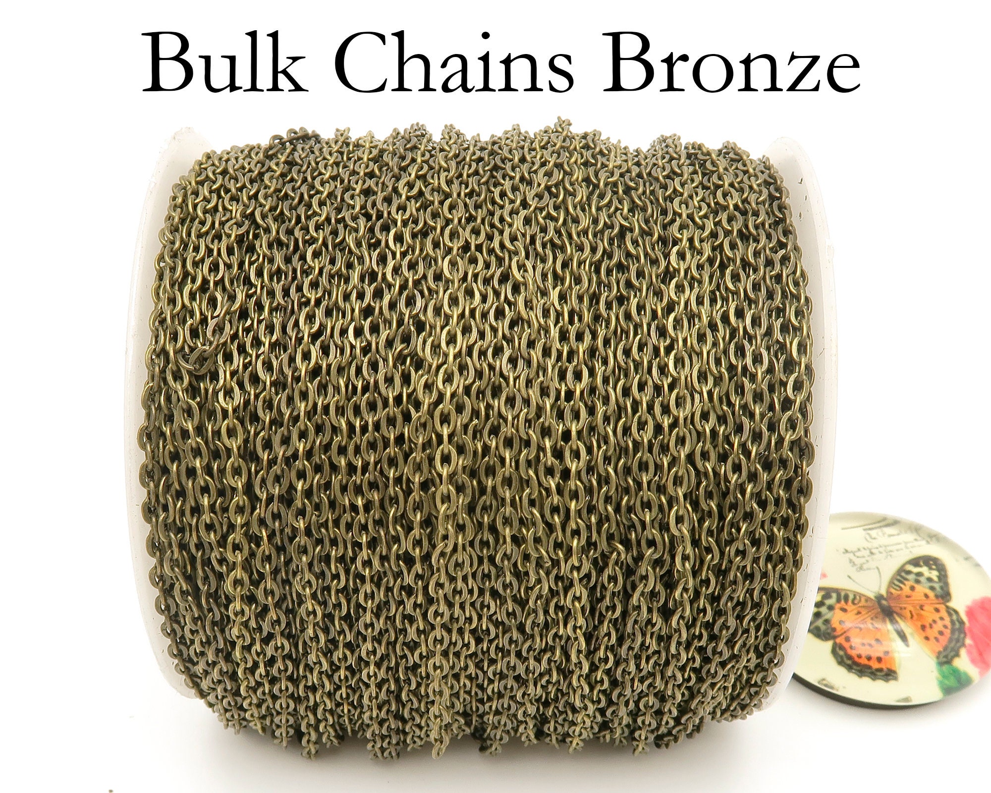 10 Yards/ 30 feet Bulk Chain Wholesale Cable Link Rolo Etsy