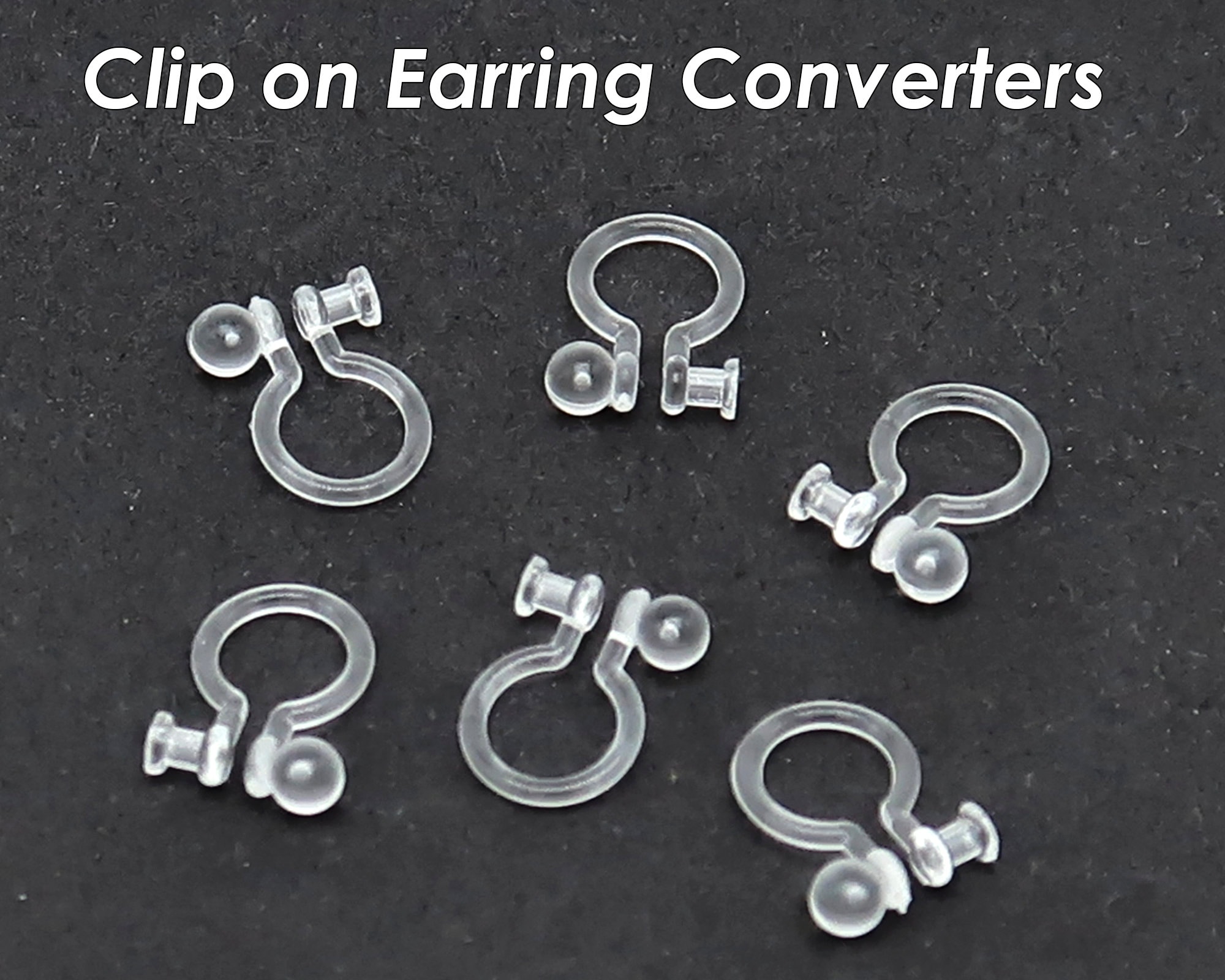 Clip on Earring Converters in Silvertone - Earring Doctor
