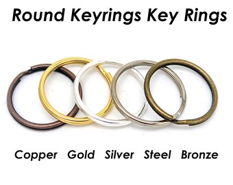 K4 circle large Jailors Key ring Antique key holders Lobster Clasp key  holder
