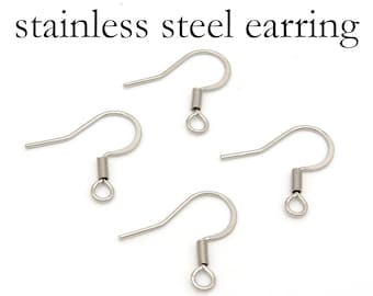 Steel earring hooks online