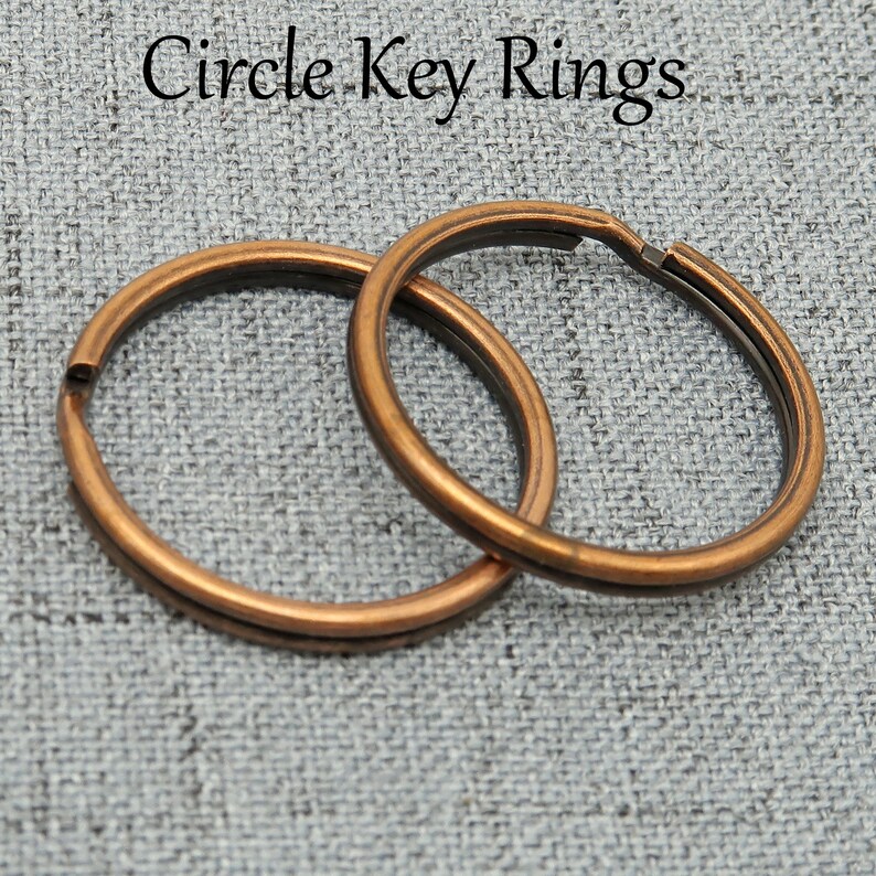 20/100 25mm Circle Key Ring Round Wire Key Rings Wholesale Etsy