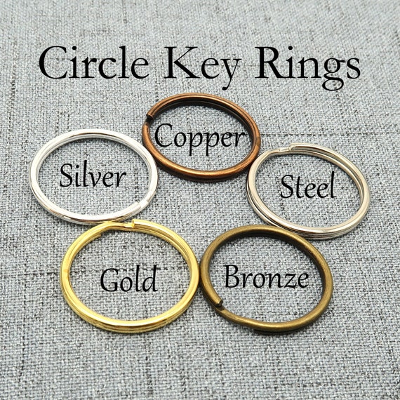 Key Rings 25mm Split Ring Standard 1" keyring UK Seller