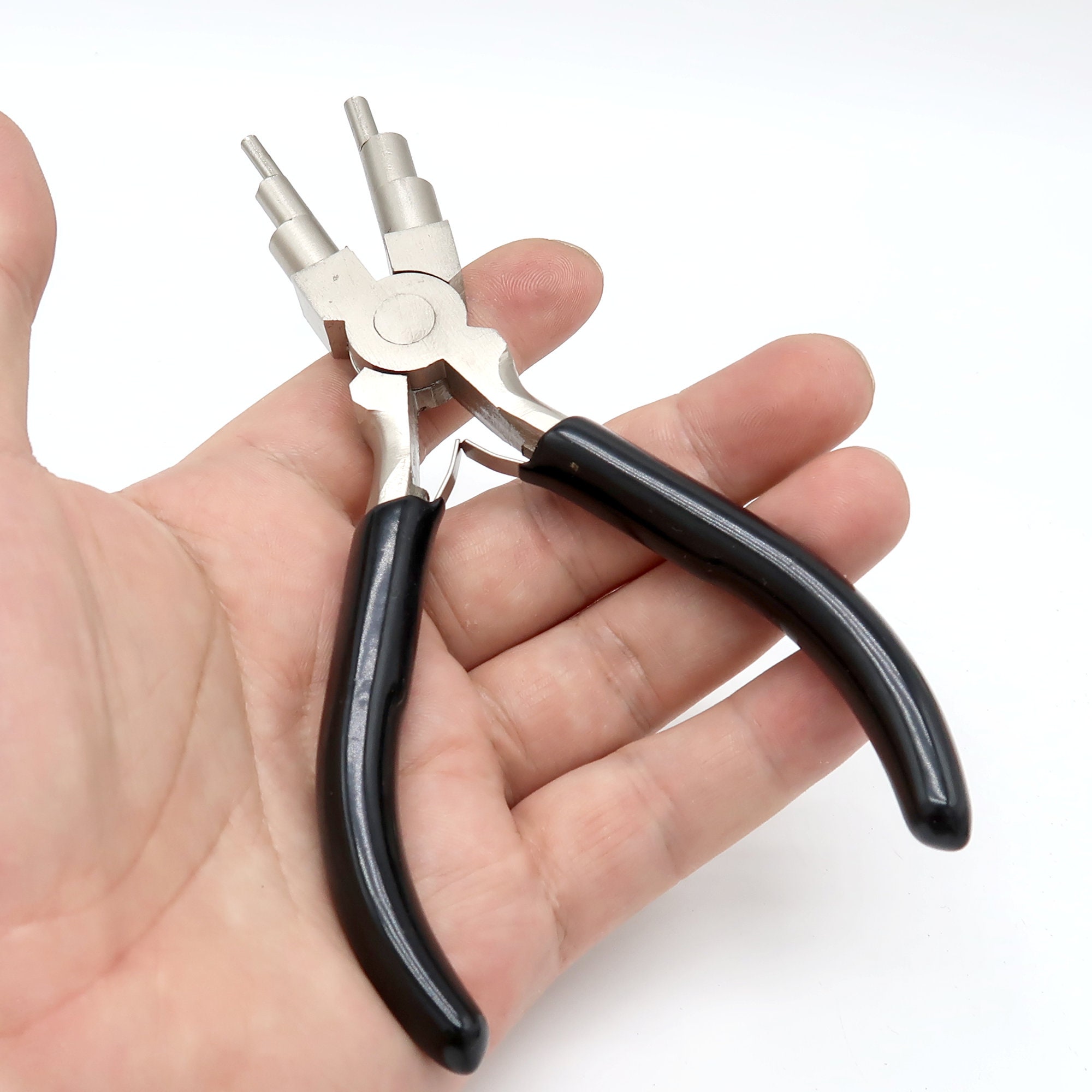 Bail Making Pliers Portable with Non Slip Grip Handle 6 Step Wire Wrapping  Tools for Jewelry Making