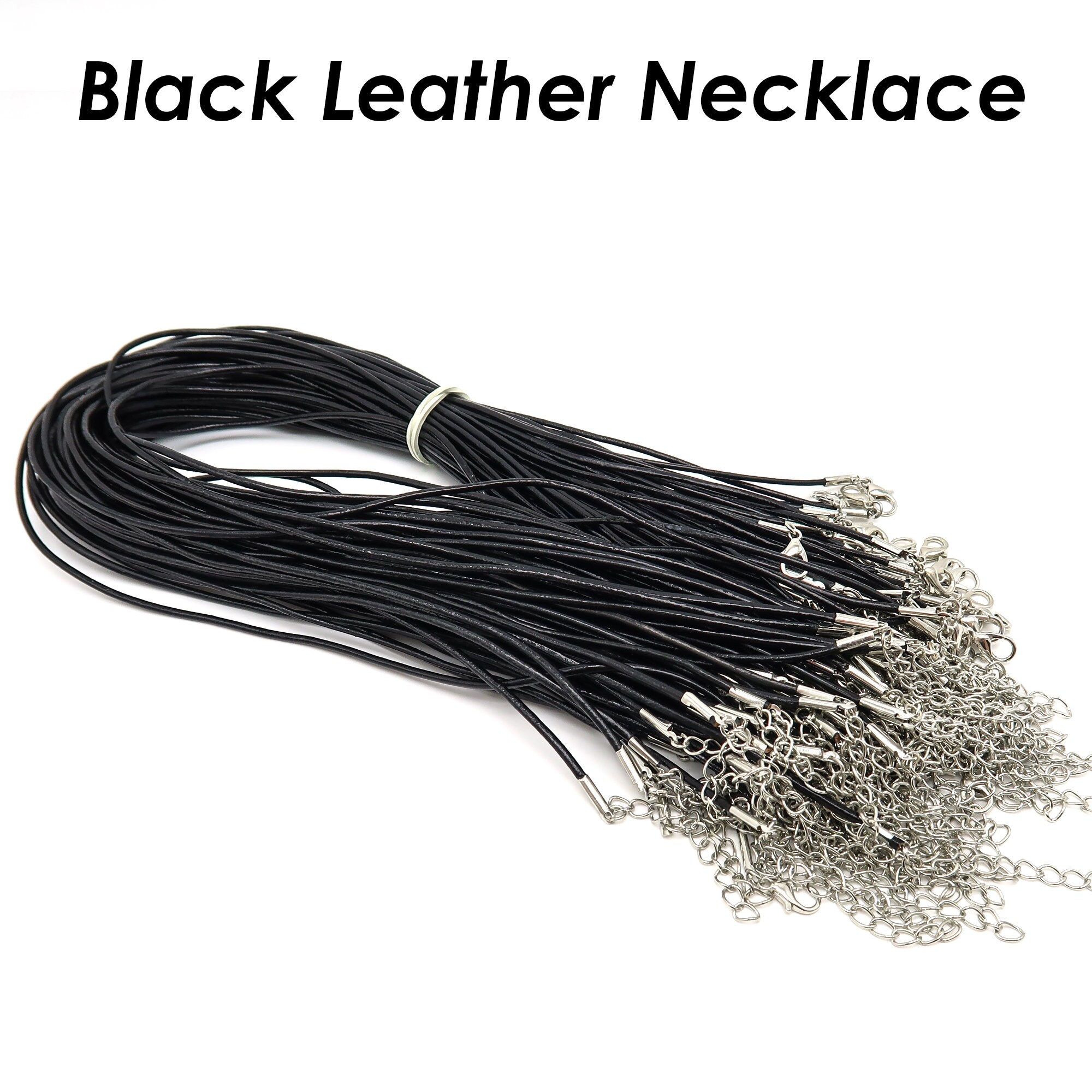 Wholesale Braided Leather Necklace Cord Pendant Cord with Stainless Lobster  Clasps - China Necklace Cord and Pendant Cord price