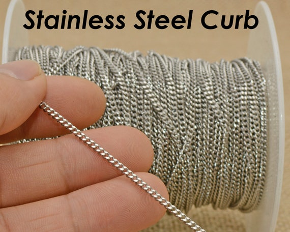10 Feet X Stainless Steel Chain Bulk 