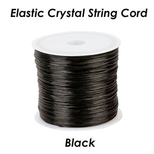 60 Meters Elastic Stretch Cord 0.8mm, High Quality Stretchy Crystal String Cord for Jewelry Making Bracelet Beading Thread image 6
