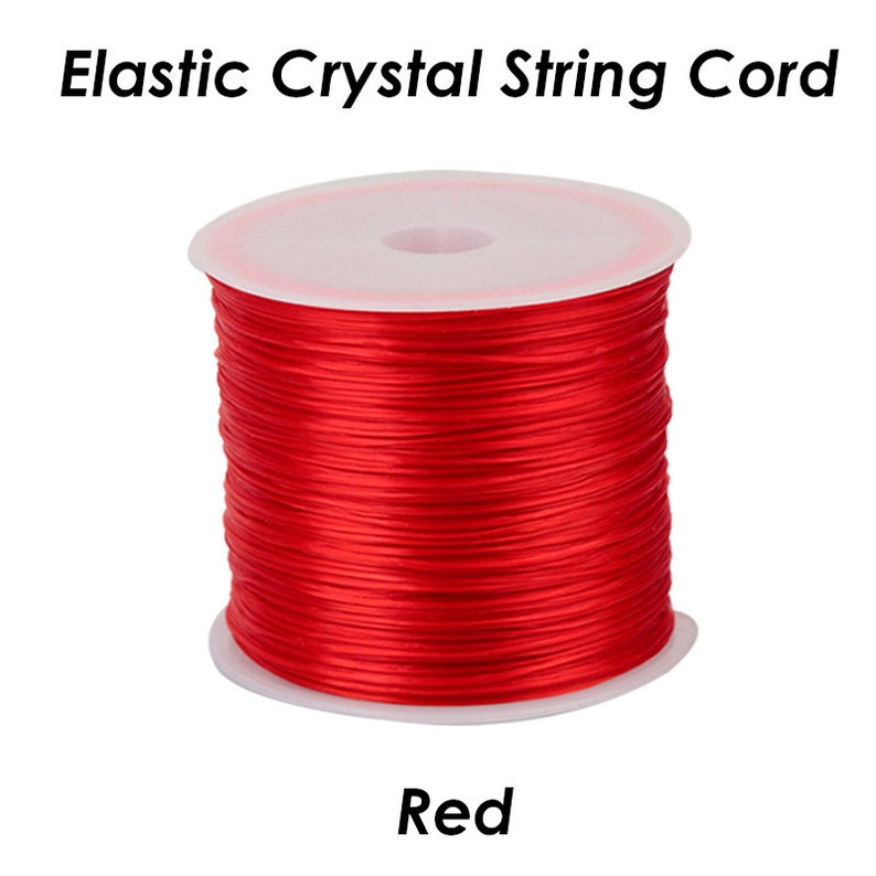 60 Meters Elastic Stretch Cord 0.8mm, High Quality Stretchy Crystal String Cord for Jewelry Making Bracelet Beading Thread image 9