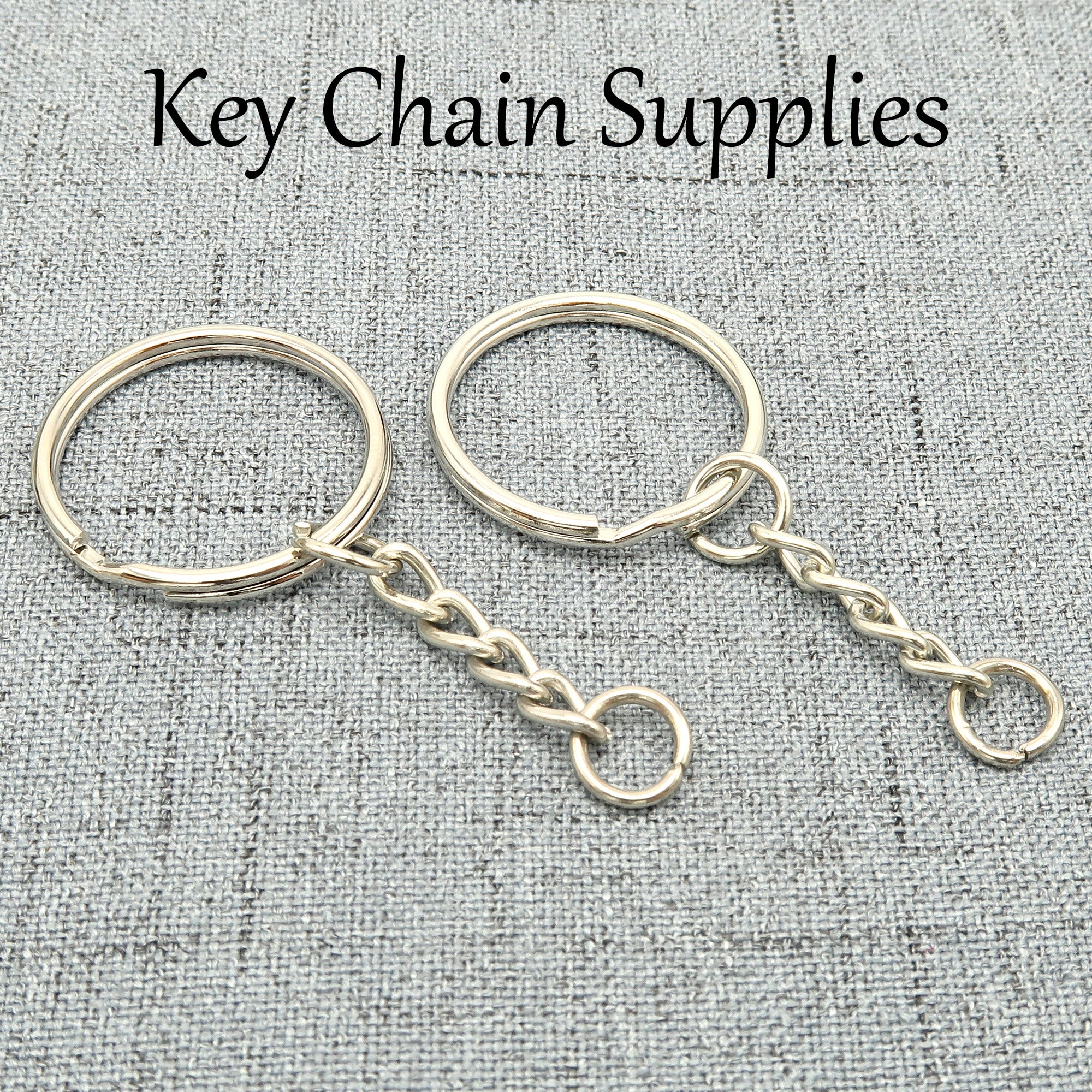 Bulk Wholesale Keychain Supplies, Split Keyring With Chain Jump Rings for  Key Chain Making Bronze Gold Copper Silver Gold 