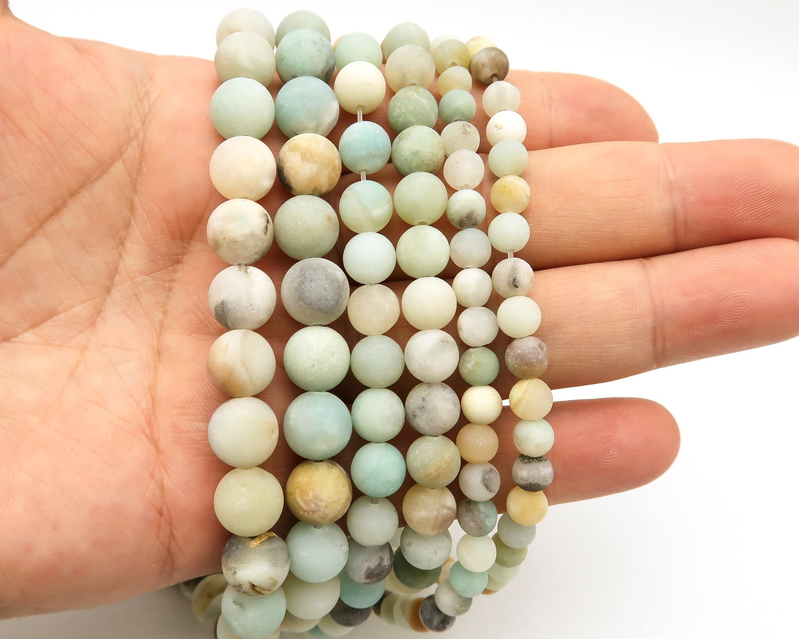 Natural Matte Amazonite Beads 4mm 6mm 8mm 10mm 12mm Round Etsy