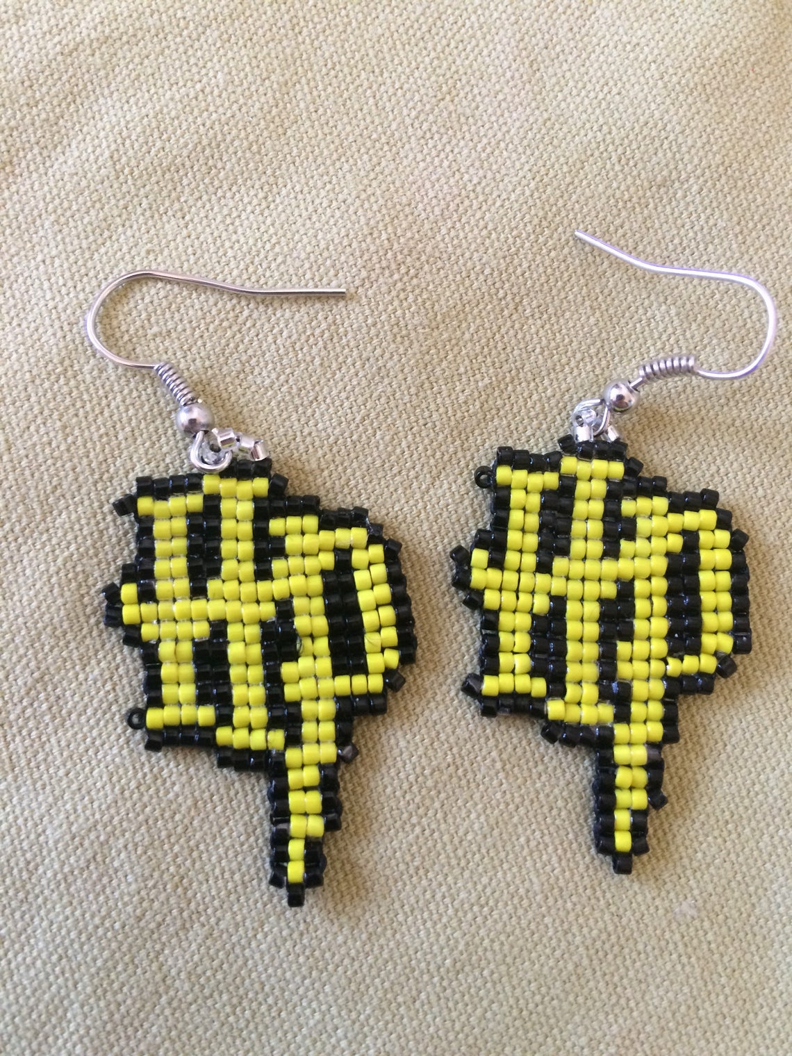 Harry Potter beaded earrings Etsy
