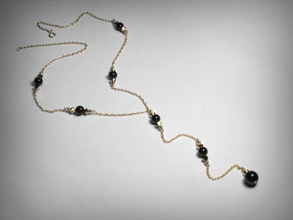 Black y necklace online