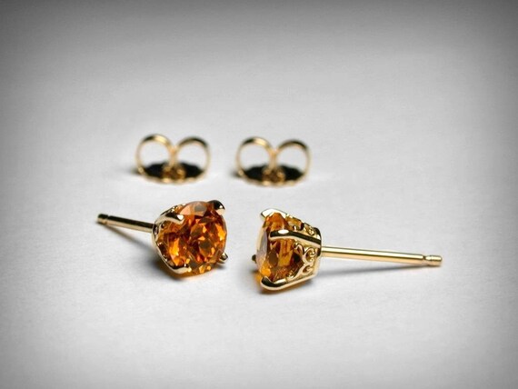 Etsy on sale citrine earrings