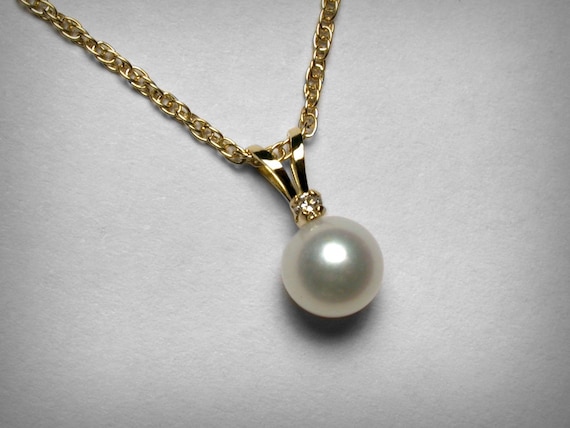 Etsy cheap pearl pendant