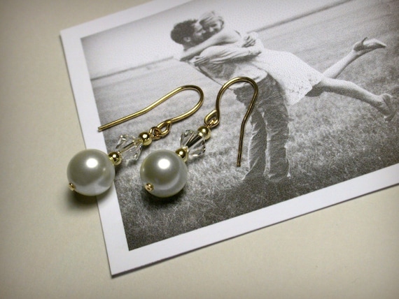 Pearl Earrings, Bridal Earrings, Wedding Jewelry, Dangle Earrings, Wedding  Earrings, Bridesmaid Earrings, Bridal Jewelry, Bridesmaid Jewelry