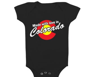 Made with Love In Colorado baby / infant one piece romper