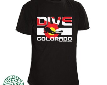 Colorado Flag Scuba Dive Shirt / Scuba Diving