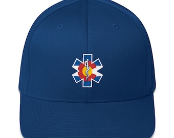 Colorado Flag Medic Hat / Paramedic / EMT — One size fits ALL