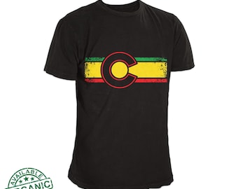 Colorado Flag Reggae Shirt / Rasta Shirt