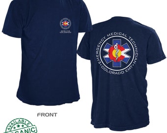 Colorado Flag EMT Shirt / Emergency Medical Technician Shirt