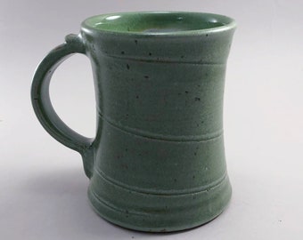 Large Spearmint Green Mug for that morning cup of hot Coffee, Tea or Hot Chocolate.  A great mug  for Beer