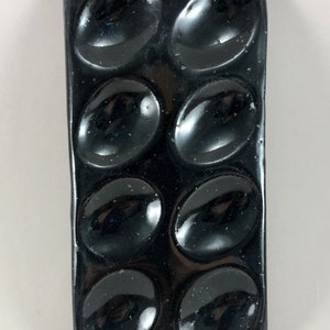 Deviled Egg Plate for 8 deviled eggs, in your choice of color Charcoal Satin