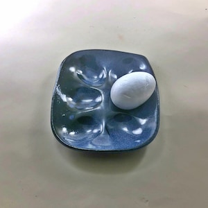 Deviled Egg Plate for 6 deviled eggs, in your choice of color