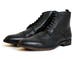 Aspele Mens Classic Black Leather Brogues Ankle Boots 