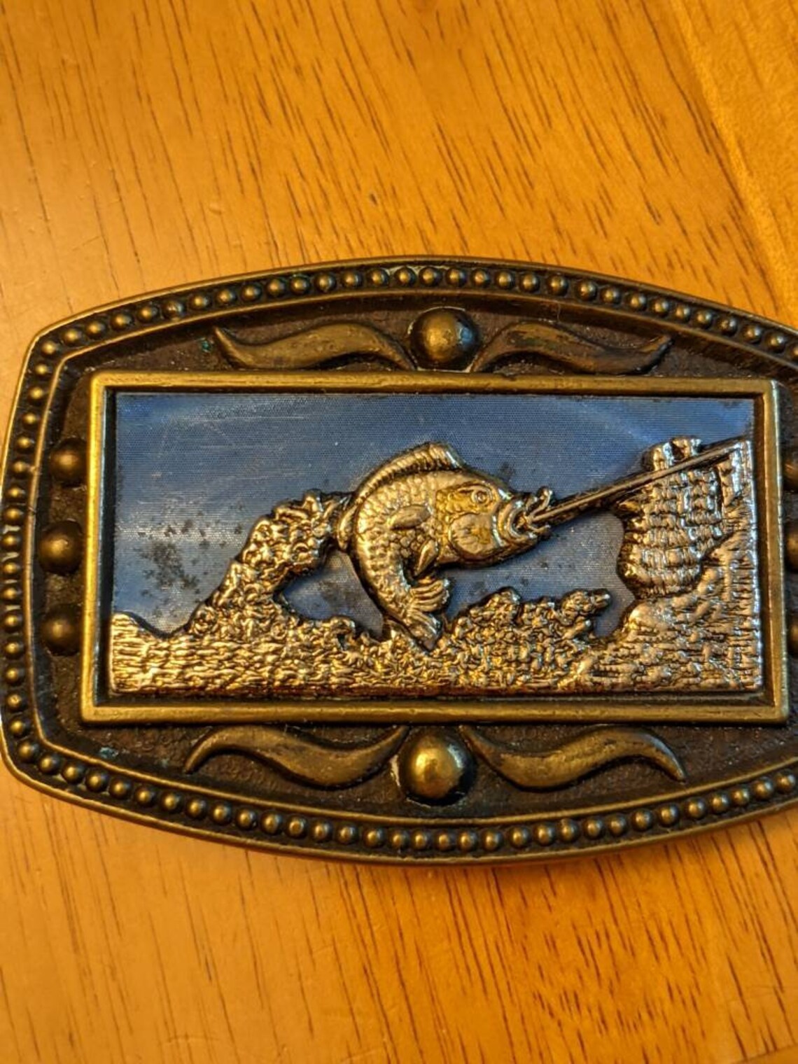 Vintage 1980's Fishing Belt Buckles North American Fishing Etsy