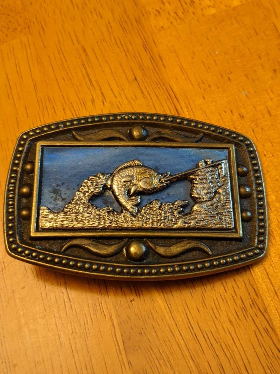 Vintage 1980's Fishing Belt Buckles North American Fishing Etsy