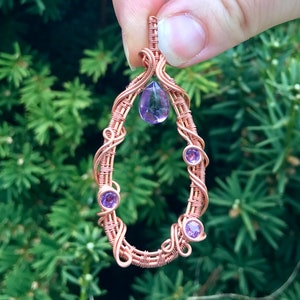 Vineyard Teardrop Pendant Tutorial