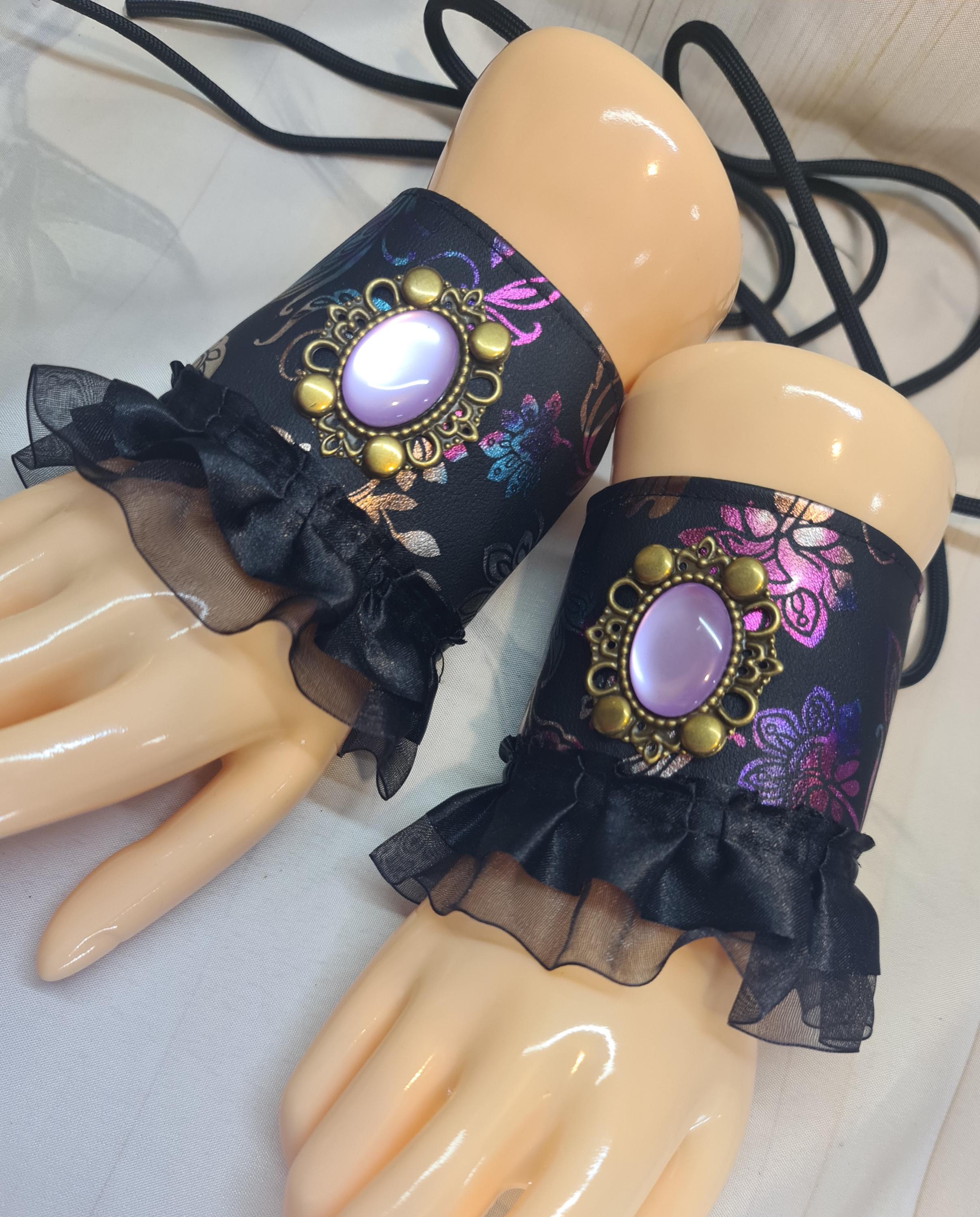 Guantes Largos De Pirata Negros Con Calavera - Unisex Adultos, Material Elástico, Perfectos Para Disfraces O Fiestas