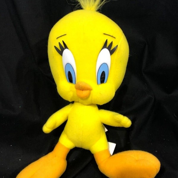 Tweety Bird Plush Looney Tunes Ace Play By Play Warner Bros 1997 12 Vintage Toy