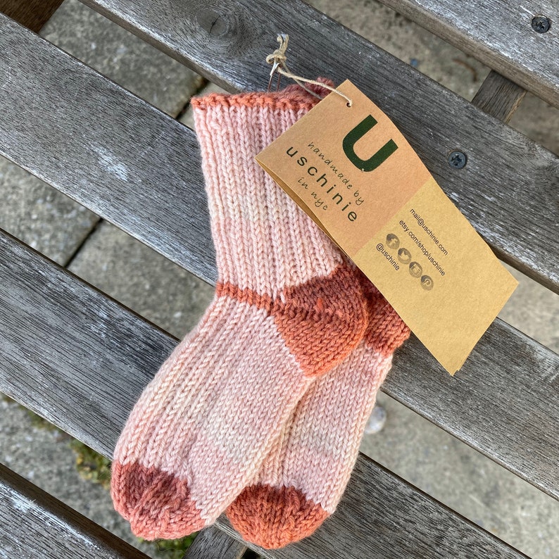 cashmere mix baby /& toddler socks hand-knit!