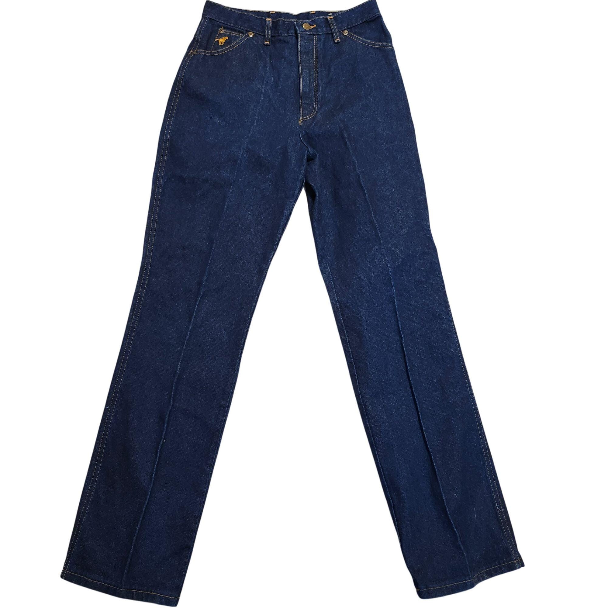 Vintage 1970s Wrangler Women's Size 12 Jeans Straight MX69WA Pony