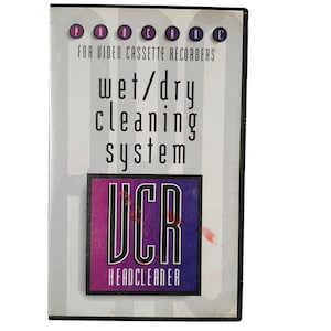 Vhs Vcr Head Cleaner - Etsy