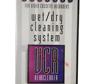 Procare Wet/Dry VCR Head Cleaner System VCRs VHS Player Great Vintage Condition