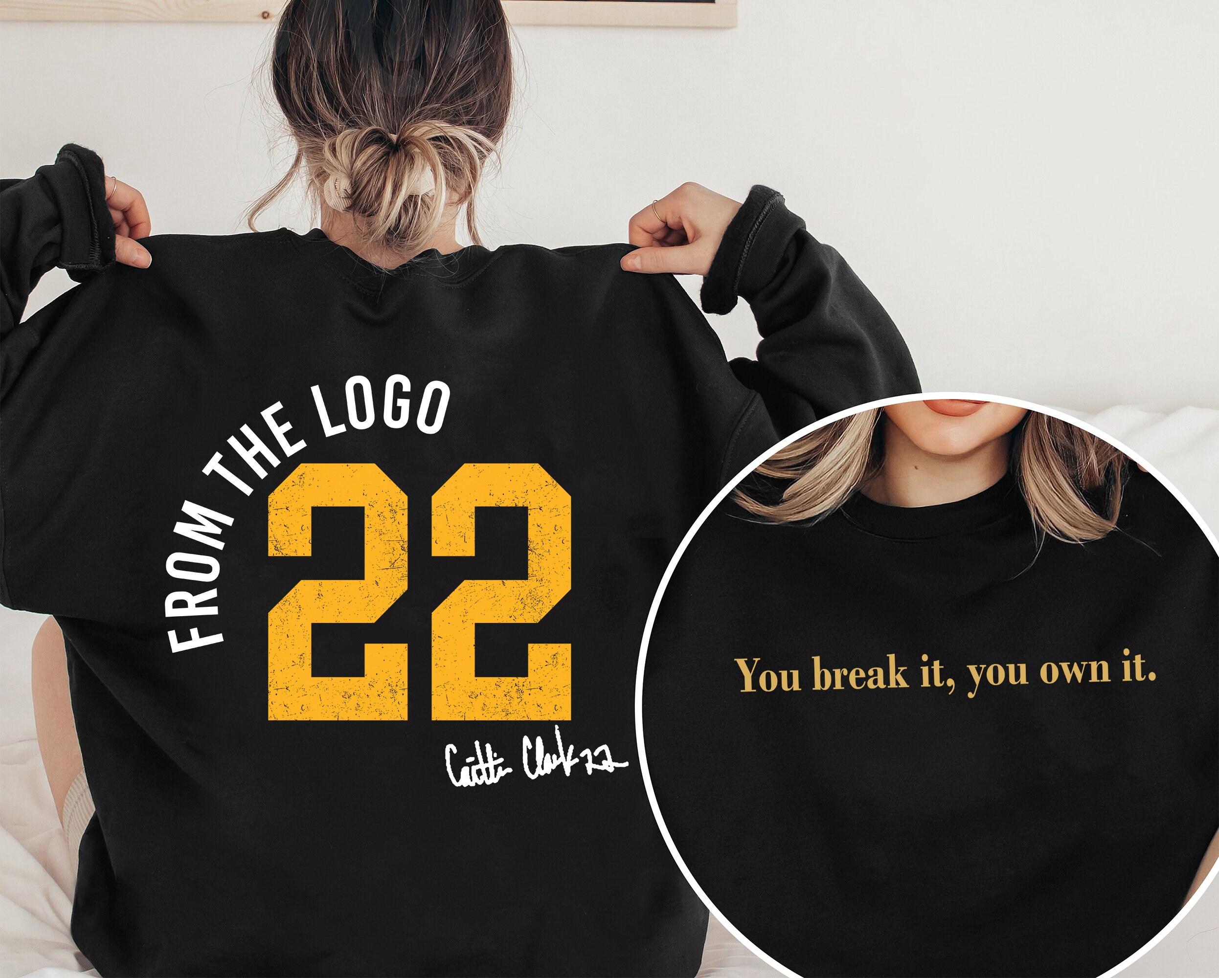 Caitlin Clark Clark logo 22 Sweatshirt