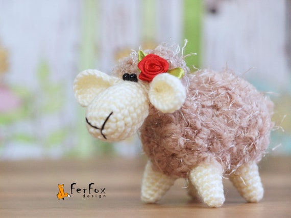 fluffy sheep toy