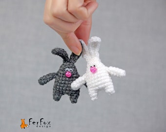 Bunny rabbit brooch, Funny Easter animal lapel pin, Cute bunny children jewelry